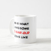 Mug 40 ans, génial (Devant gauche)