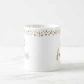 Mug 40 et fabuleux confetti or à 40 ans (Centre)