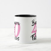 Mug 40 et fabuleux fête d'anniversaire personnalisée (Centre)