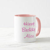 Mug 40 et Fabulous glamour animaux d'anniversaire tass (Devant droit)