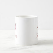 Mug 40 & Fabuleux Rose Gold Parties scintillant Typogr (Centre)