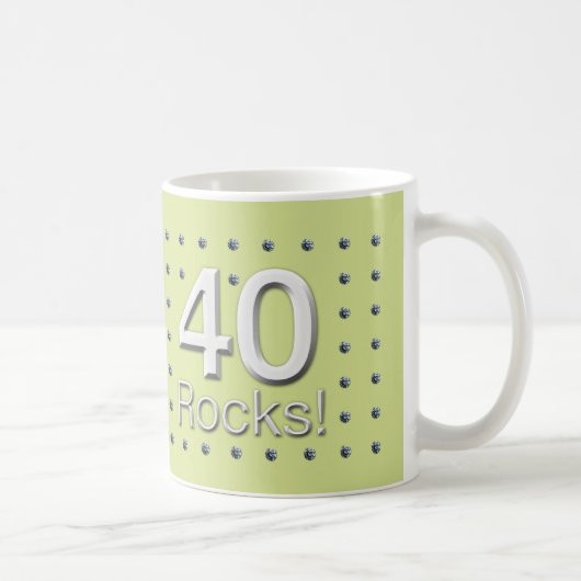 Mug 40 roches ! (Droite)