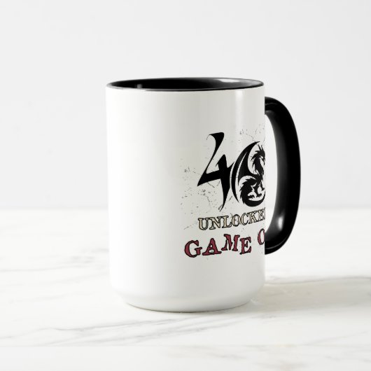 Mug 40 Unlocked~Game On (Devant droit)