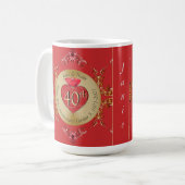 Mug 40e/15e anniversaire du Mariage Ruby (Devant gauche)