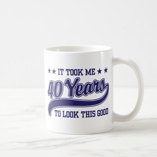 Mug 40e anniversaire (Droite)