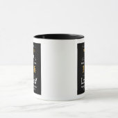 Mug 40e anniversaire 1986 Légende Rétro Noir Personnal (Centre)
