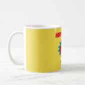 Mug 40e anniversaire Amusants Superhero thème (Gauche)