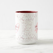 Mug 40e Anniversaire de Mariage Rubis Confettis (Centre)