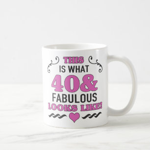Mug 40e anniversaire Fabuleux