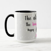 Mug 40e anniversaire joyeux (Gauche)