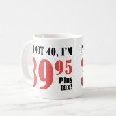 Mug 40e anniversaire plus taxe (Devant gauche)