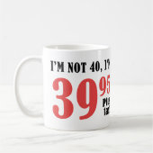 Mug 40e anniversaire plus taxe (Gauche)