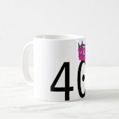 Mug 40e anniversaire Princesse (Devant gauche)