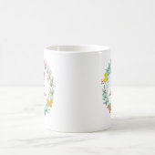 Mug 40e anniversaire Ruby Floral Butterfly Wreath (Centre)