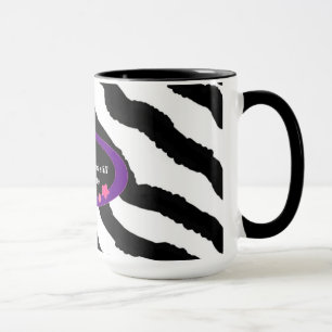 Mug 40e anniversaire Zebra Fur Imprimer