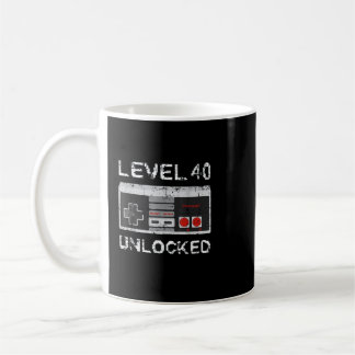 Mug 40e cadeau d'anniversaire pour lui niveau 40 déver