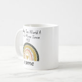 Mug 40e cadeau d'anniversaire, rendre le monde meilleu (Devant gauche)