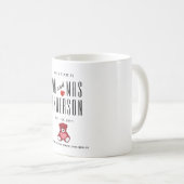 Mug 40e RUBY Mariage Anniversaire Cadeau personnalisé (Devant droit)