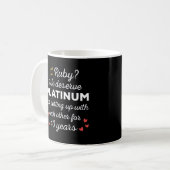 Mug 40ème anniversaire du Mariage I - Ruby Funny Coupl (Devant gauche)