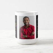 Mug 40th Birthday 1985 Black Gold Ajouter Nom Photo Gr (Centre)