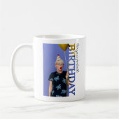 Mug 40th Birthday Photo college Party (Gauche)