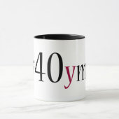 Mug 40ymas ! (Centre)