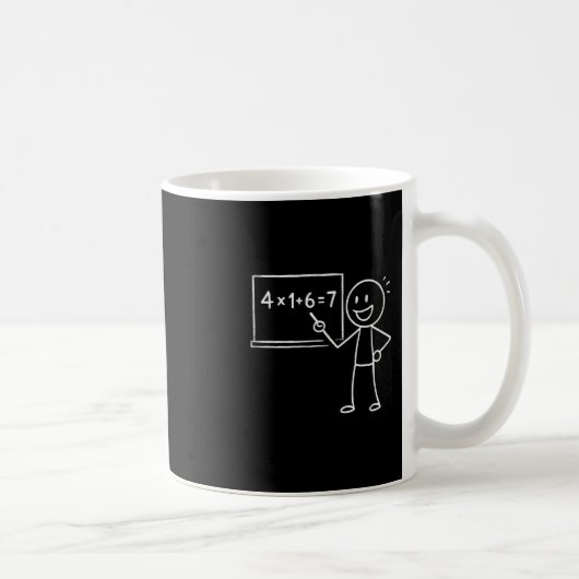 Mug 41 67 Mème Quarante Un Six Sept Enseignant Des Mat (Droite)