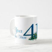 Mug # 41 - quarante-et-unième anniversaire de mariage (Devant gauche)