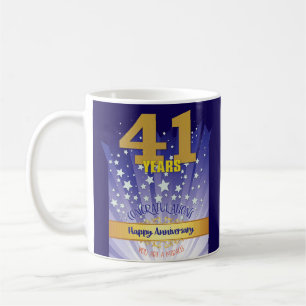 Mug 41e anniversaire de rétablissement personnalisé ch