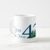 Mug # 42 - quarante-deuxième anniversaire de mariage (Devant gauche)