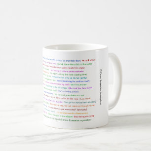 Mug 43 Drôle Pièce de conversation pour les expression