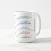 Mug 43 Drôle Pièce de conversation pour les expression (Devant droit)