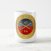 Mug 43e Bataillon, Virginia Cavalry (Mosby's Rangers) (Centre)