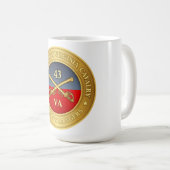 Mug 43e Bataillon, Virginia Cavalry (Mosby's Rangers) (Devant droit)