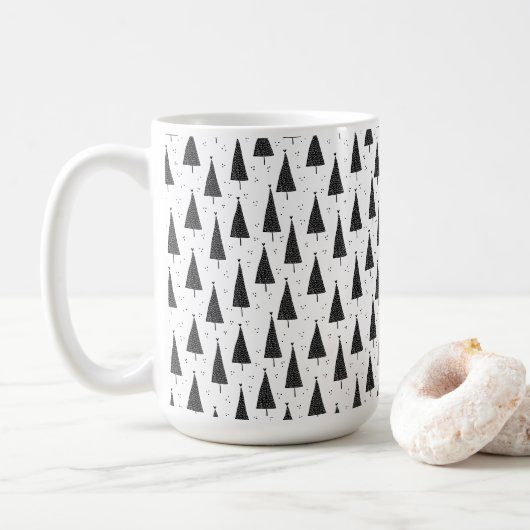 Mug (443 ml) - Christmas Pattern Koffiemok (Met donut)
