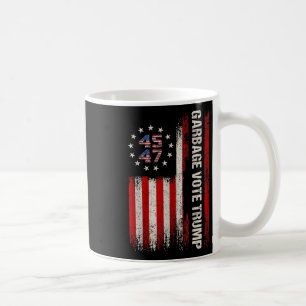 Mug 45 47 Élection Trump 2024 Drapeau américain Ordure