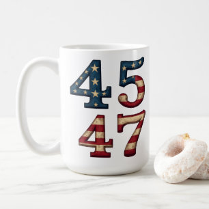 Mug 45-47 président trump