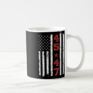 Mug 45 47 Trump Vintage Usa Drapeau 2025 Président Ell