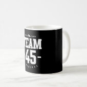 Mug 45 ans - 45e anniversaire drôle cadeau (Devant droit)