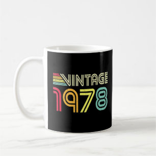 Mug 45 ans Vintage 1978 45e anniversaire