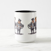 Mug #45 L'ancien président condamné Felon Donald Trump (Centre)