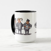 Mug #45 L'ancien président condamné Felon Donald Trump (Devant gauche)