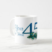 Mug # 45 - quarante-cinquième anniversaire de mariage (Devant gauche)