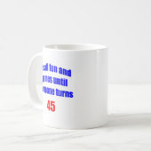 Mug 45 quelqu'un tourne 45 (Devant gauche)