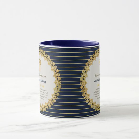 Mug 45e anniversaire d'ordination SAPPHIRE - TOUTE CLE (Centre)