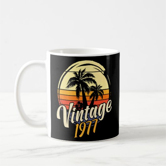 Mug 45e anniversaire Vintage 1977 (Gauche)