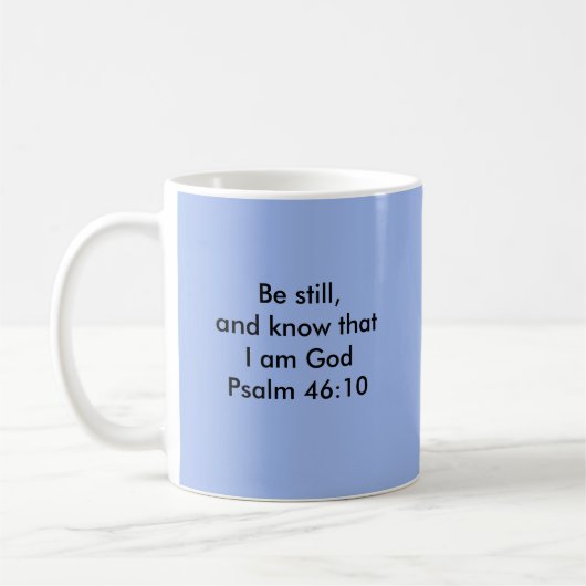 Mug 46:10 de psaume (Gauche)