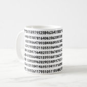 Mug 476 chiffres de pi (Devant gauche)
