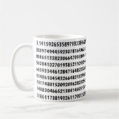 Mug 476 chiffres de pi (Gauche)