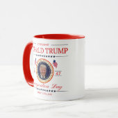 MUG 47 PRÉSIDENT DONALD TRUMP INAUGURATI COMMÉMORATIF (Devant gauche)